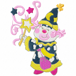 Joker Clowns Embroidery Design 9
